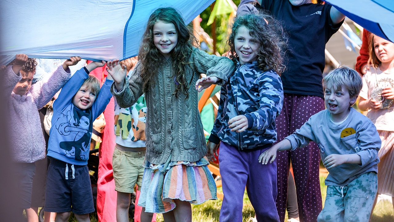 Children at Hay Festival